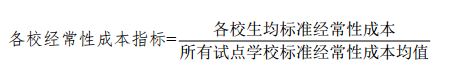 义务教育支出功能分类改革浙江省试点地区学校教育成本分析报告